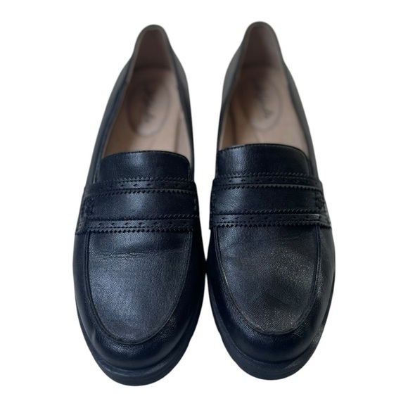 Life Stride London Black Faux Leather Penny Loafers - Picture 2 of 9